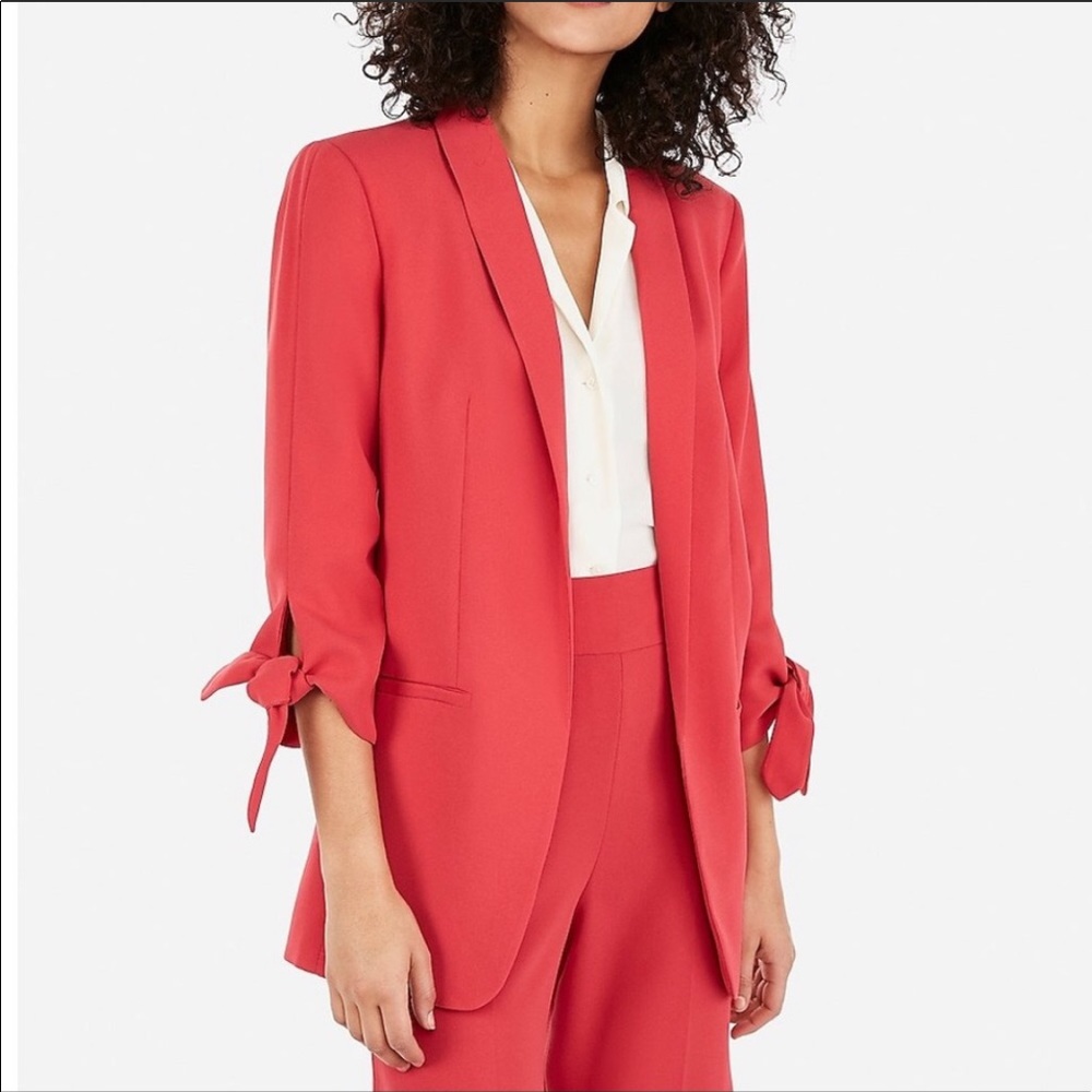 NWT Express Tie Sleeve Boyfriend Blazer BRAND NEW